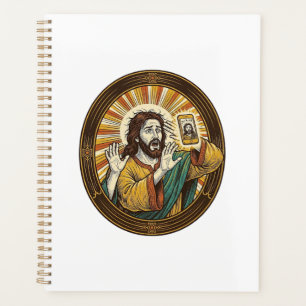 Jesus versehentliches Selfie mit Doppelkinn von de Planer