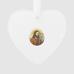 Jesus versehentliches Video anstelle von Foto Kame Ornament