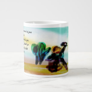 Jesus vertrau  Jumbo-Tasse
