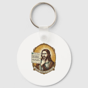 Jesus verwirrt Auto-Übersetzung Post fehlgeschlage Schlüsselanhänger