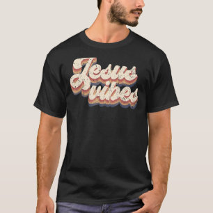 Jesus Vibes Vintag Retro Christliches Gebet T-Shirt