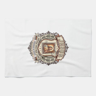 Jesus Vintage-Postage-Stempel Jesus Vintage-Postag Geschirrtuch