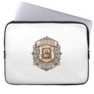Jesus Vintage-Postage-Stempel Jesus Vintage-Postag Laptopschutzhülle