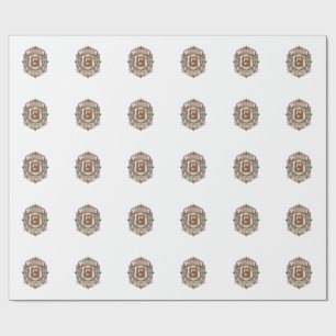 Jesus Vintage-Postbriefmarke Jesus Vintage-Postbri Geschenkpapier
