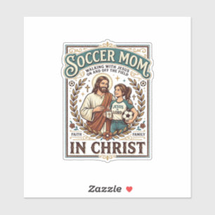 Jesus Volleyball Softball Fußball Vintage-Shirt Ch Aufkleber
