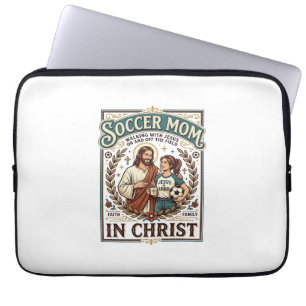 Jesus Volleyball Softball Fußball Vintage-Shirt Ch Laptopschutzhülle