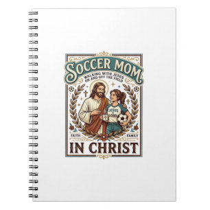 Jesus Volleyball Softball Fußball Vintage-Shirt Ch Notizblock