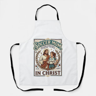 Jesus Volleyball Softball Fußball Vintage-Shirt Ch Schürze