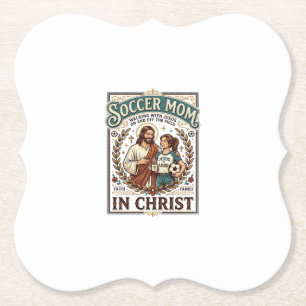 Jesus Volleyball Softball Fußball Vintage-Shirt Ch Untersetzer