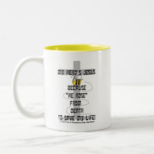 Jesus von Hero Zweifarbige Tasse
