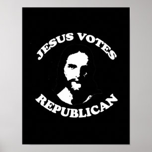 Jesus wählt die Republikaner - Poster