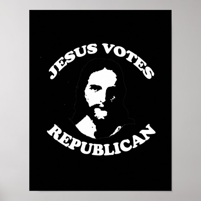 Jesus wählt die Republikaner - Poster (Vorne)