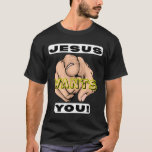 Jesus Wants You Christian Evangelism T-Shirt<br><div class="desc">Share a bold and powerful message of faith with this inspiring “Jesus Wants You” Christian T-Shirt. This eye-catching design reminds everyone that Jesus is calling people into a life of faith, love, and salvation. It’s a simple yet powerful gospel message that encourages others to draw closer to Christ. Perfect for...</div>
