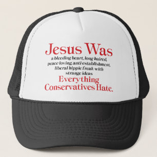 Jesus war ein blutender Herzensliberaler - Anti GO Truckerkappe