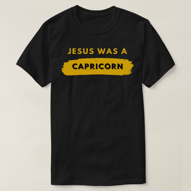 Jesus war ein Capricorn T-Shirt (Design vorne)