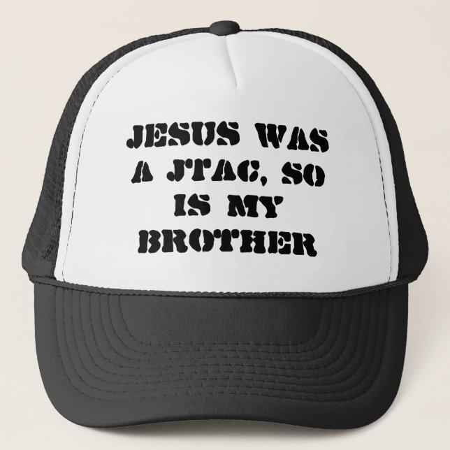 Jesus war ein JTAC, ist so mein Bruder Truckerkappe (Vorderseite)