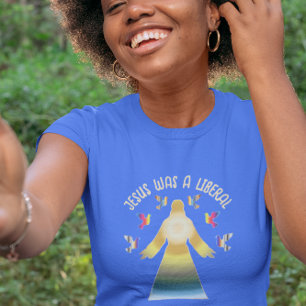 Jesus war ein liberaler Personalisierter T - Shirt