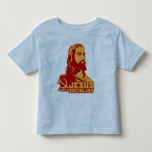 Jesus war ein Sozialist Kleinkind T-shirt