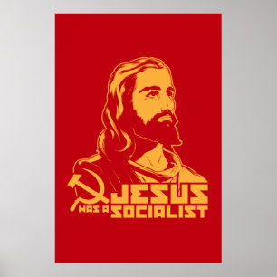 Jesus war Sozialist Poster