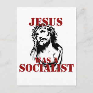 Jesus war Sozialist Postkarte