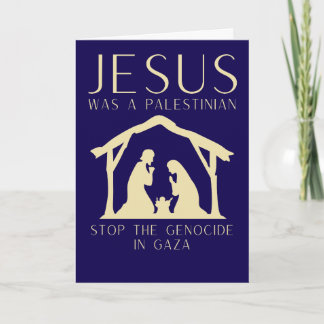Jesus Was A Palestinian Christmas Gaza  Karte