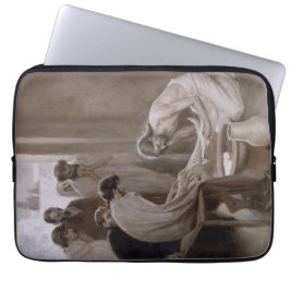 Jesus wäscht die Füße seiner Jünger Laptopschutzhülle