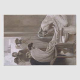 Jesus wäscht die Füße seiner Jünger Seidenpapier