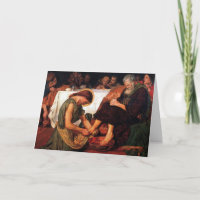 Jesus wascht Peter's Fülle