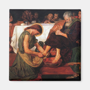 Jesus wascht Peter's Fülle Magnet