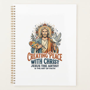 Jesus-Wasserfarbe-Hobby-T-Shirt Inspirierend Glaub Planer