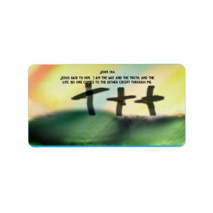 Jesus-Weg Adressaufkleber