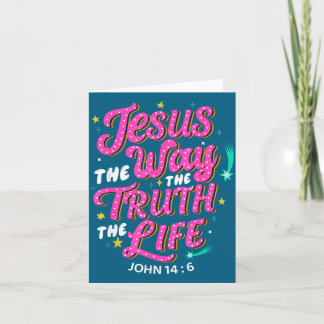 Jesus Weg Wahrheit Leben Johannes Karte