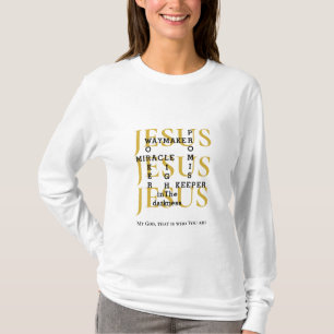Jesus Wegbereiter Benutzerdefinierte christliche K T-Shirt
