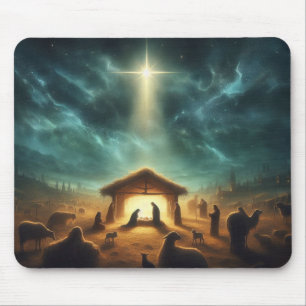 Jesus/Weihnachten/Krippe Mousepad