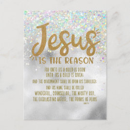 Jesus Weihnachten mit Isaiah Bible Verse