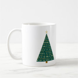 Jesus-Weihnachtsbaum-Namen Kaffeetasse