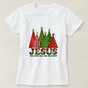 Jesus-Weihnachtsbäume T-Shirt