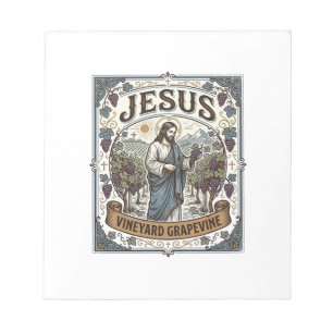 Jesus Weinberg Rebstock Jesus Weinberg Rebstock  Notizblock