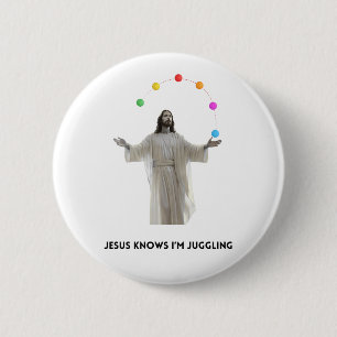 Jesus weiß, dass ich juggling button