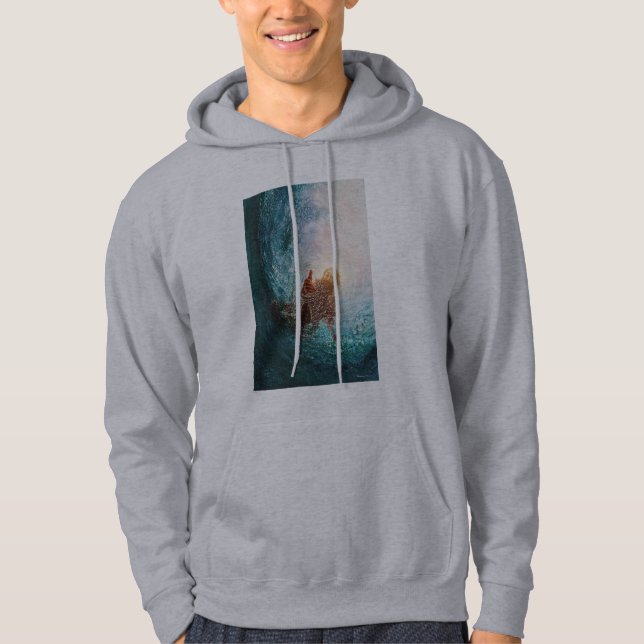 Jesus-Welle  Hoodie (Vorderseite)