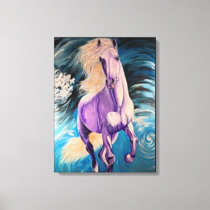 Jesus’ White Horse Offenbarung 19:11 Leinwanddruck