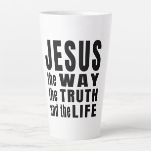 Jesus, wie die Wahrheit und das Leben Milchtasse