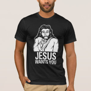 Jesus will Sie (Schwarzes) T-Shirt