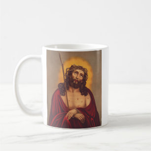 Jesus wird mit einer Dornenkrone gekrönt Kaffeetasse