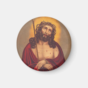 Jesus wird mit einer Dornenkrone gekrönt Magnet