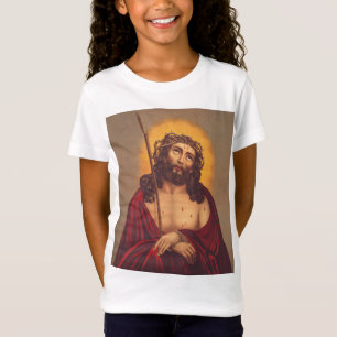 Jesus wird mit einer Dornenkrone gekrönt T-Shirt