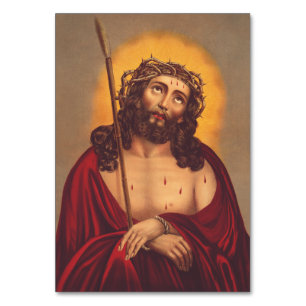Jesus wird mit einer Dornenkrone gekrönt Tischnummer