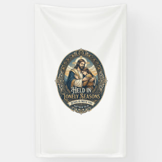 Jesus Witwe Witwer Ermutigung Vintage-Shirt Ch Banner