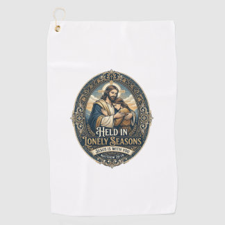 Jesus Witwe Witwer Ermutigung Vintage-Shirt Ch Golfhandtuch