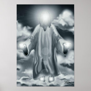 JESUS-WOLKEN POSTER